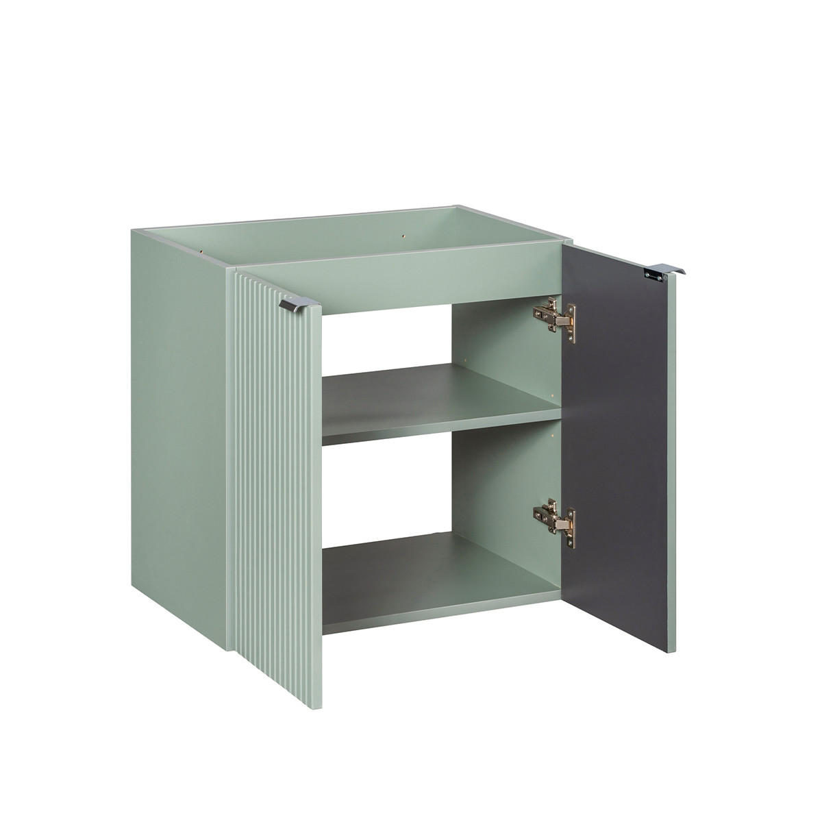 SKŘÍŇKA POD UMYVADLO 60cm Jade Zelená - zelená barva, kompozitní dřevo (60/57/39cm) - Petits-meubles