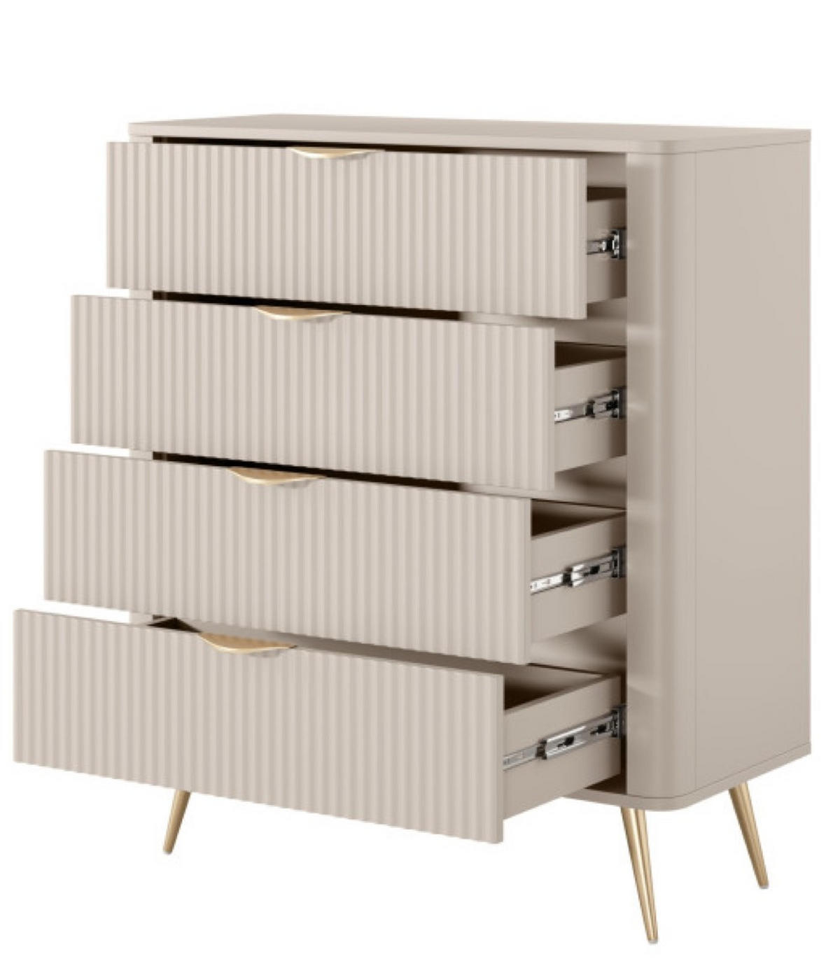 SIDEBOARD Mehrfarbig Lena - Multicolor, Holzwerkstoff (88.2/101.2/38cm) - Sepro Meble