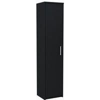 HOCHREGAL BODO R40Z Schwarz 40/35/182 cm - Schwarz, Holzwerkstoff (40/182/35cm) - Matkam Möbel