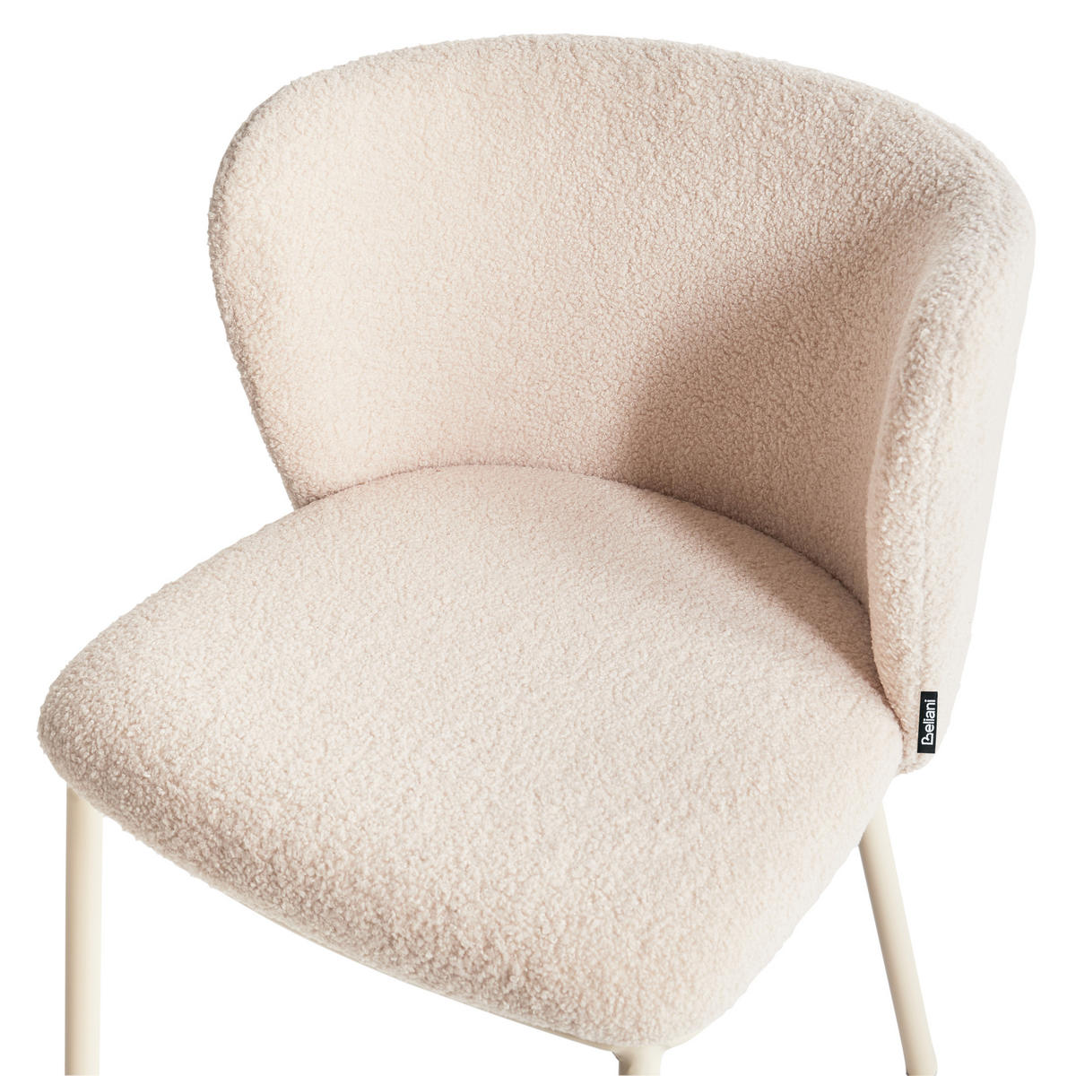 ÉTKEZŐSZÉK Bézs Mina II - bézs, textil (48/75/52cm) - Beliani