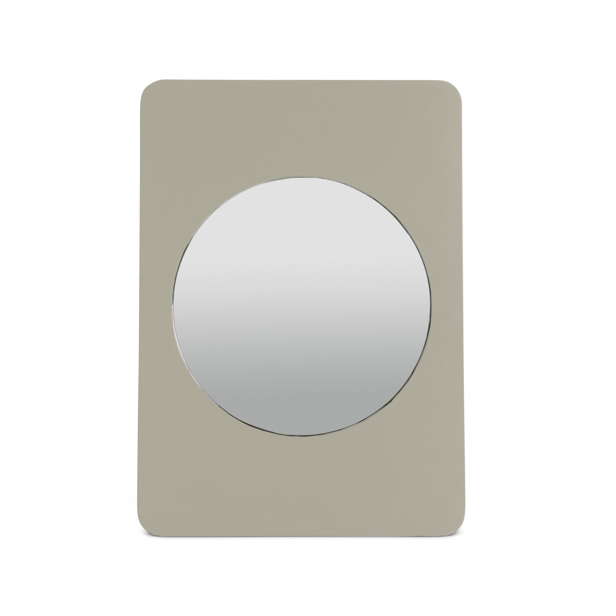 SPIEGEL aus MDF 70/50 cm Taupe MILOS - Taupe, Holzwerkstoff (50/70/1cm) - RNT By Really Nice Things