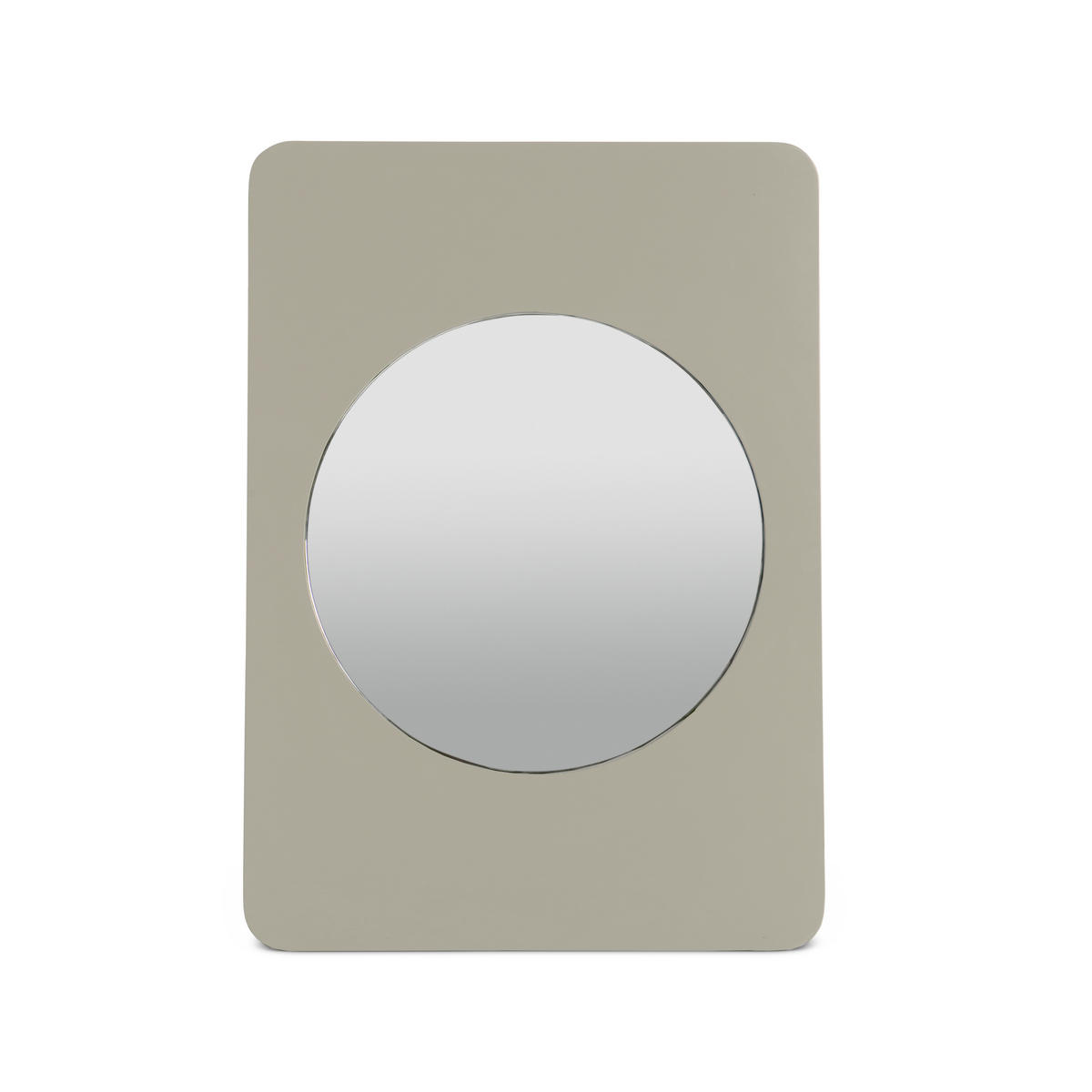 SPIEGEL aus MDF 70/50 cm Taupe MILOS - Taupe, Holzwerkstoff (50/70/1cm) - RNT By Really Nice Things