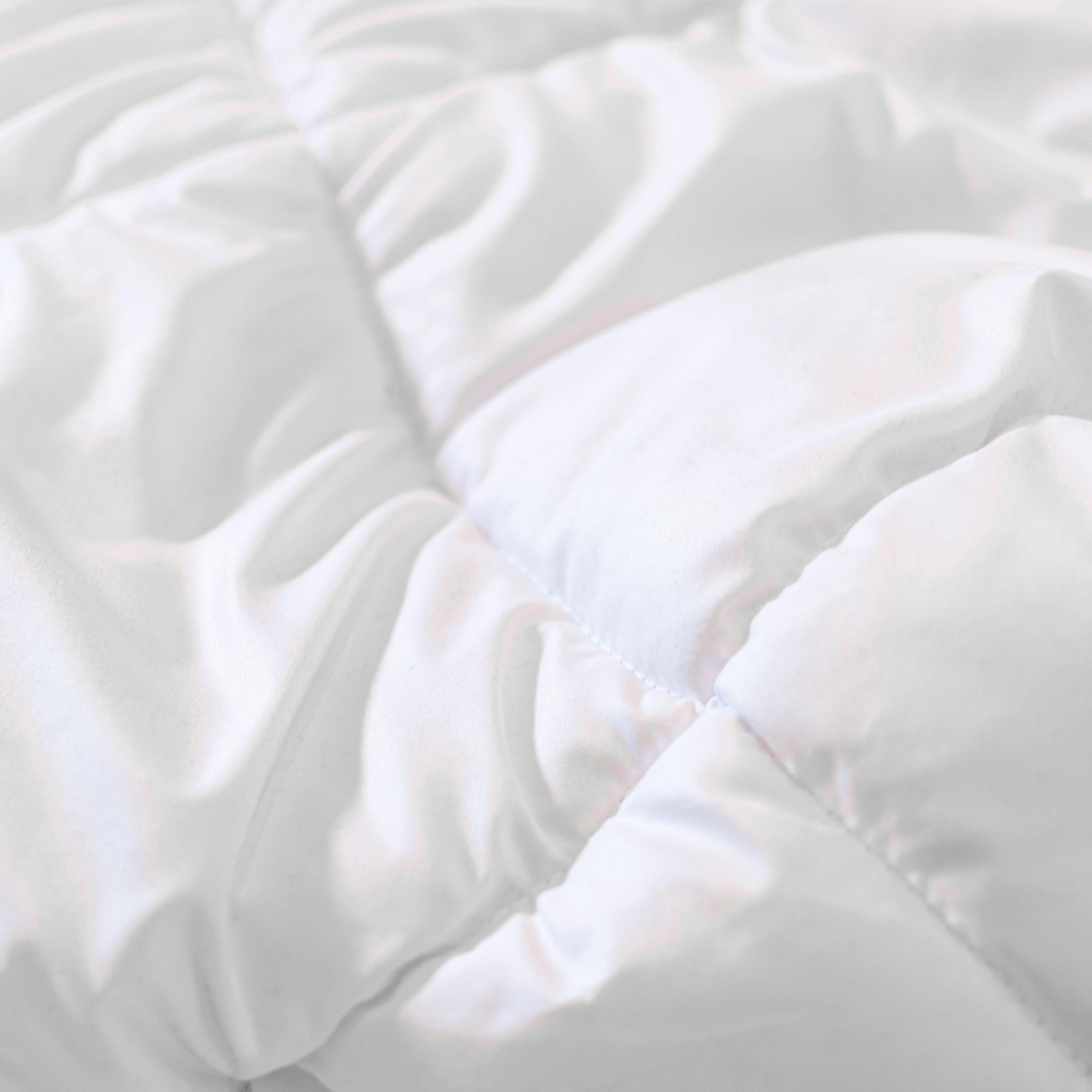 BETTDECKE 450 gr basic 260x220 cm (übergrösse) weiss - Weiß, Textil (260/220cm) - Happy Friday
