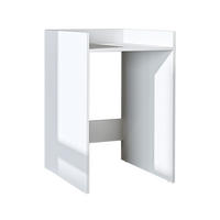 WASCHMASCHINENSCHRANK DERIN-I 65cm Breit, 99cm Hoch - Weiß, Holzwerkstoff (65/99/60cm)