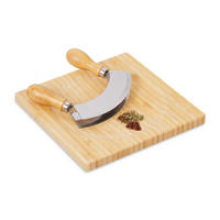 WIEGEMESSER - Hellbraun, Holz/Metall (20cm) - Relaxdays