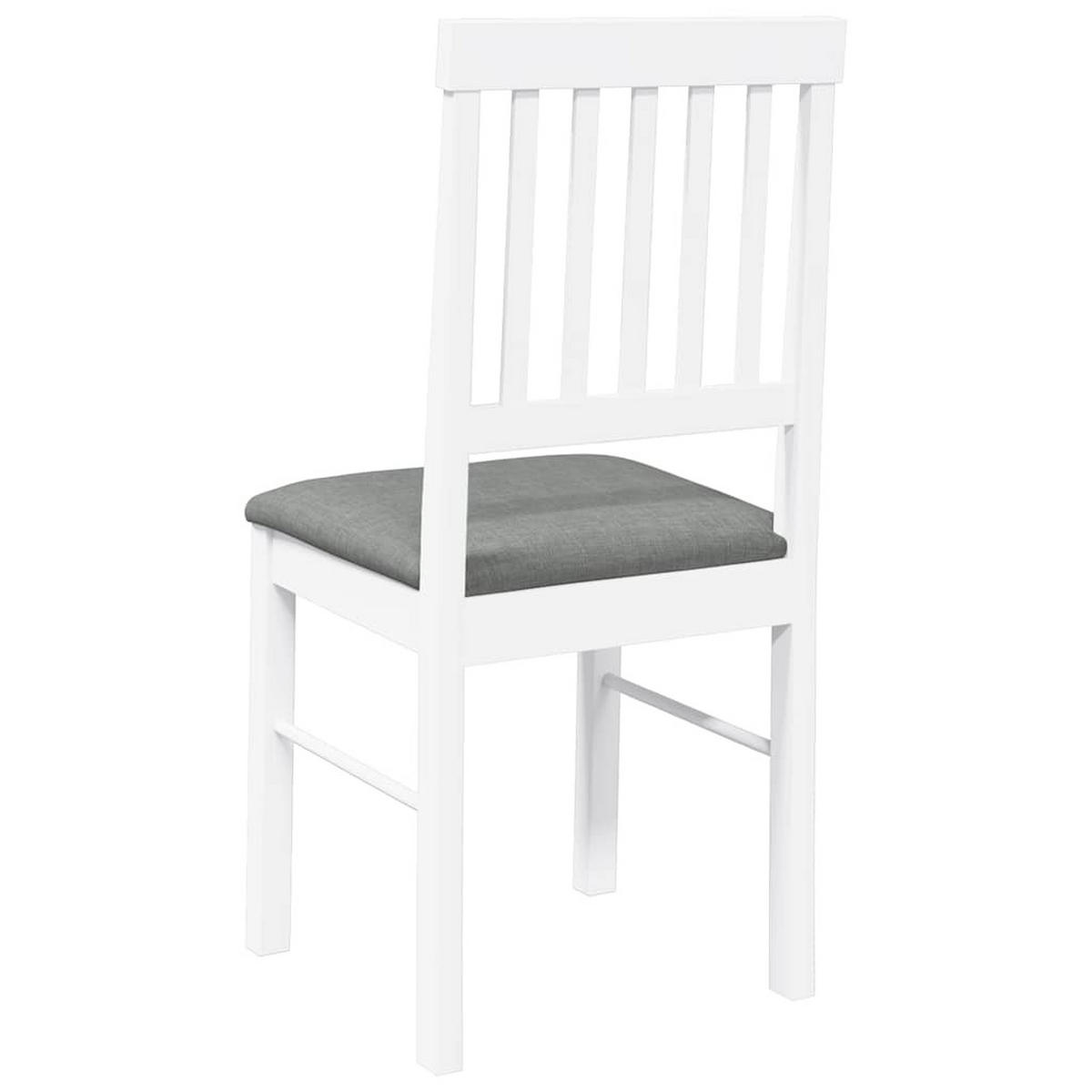 STUHL-SET 2 Stk Lohnhain 42.5/90/44.5 cm - Weiß, Holz (42.5/90/44.5cm) - ZMH