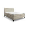 BOXBETT CLIPSO mit zwei Bettkästen H2/H3 Matratze 160 x 200 cm - Beige, Holzwerkstoff (160/200cm) - VENASI MÖBEL