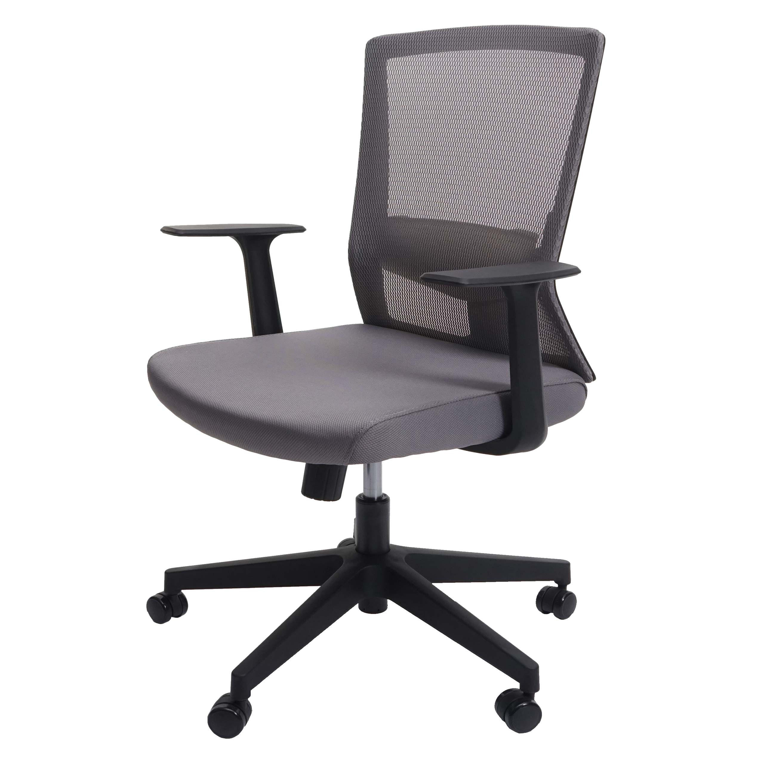 BÜROSTUHL Grau - Grau, Textil (63/105/48cm) - SIHOO