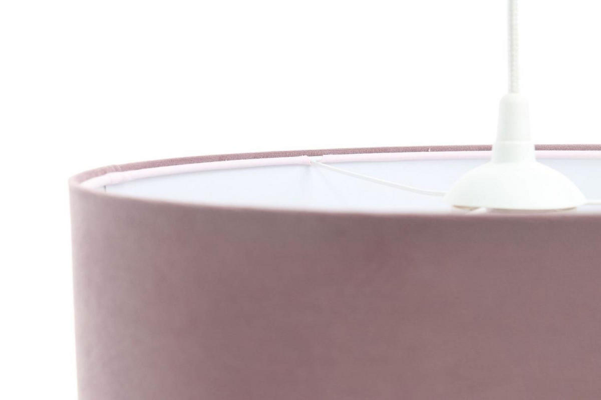 HÄNGELEUCHTE Rosa 50/25 cm - Pink/Weiß, Kunststoff (50/0.8/25cm) - ONZENO