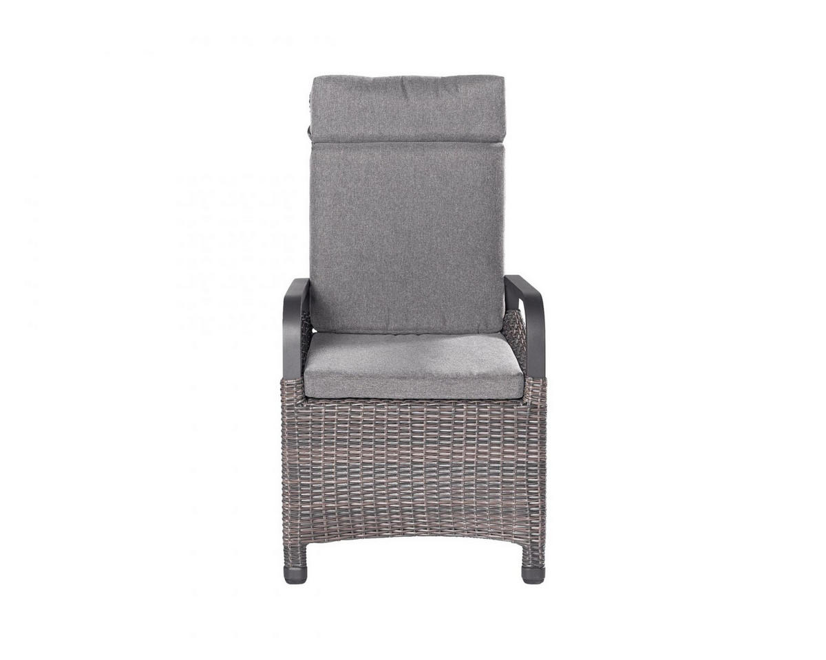 GARTENSTUHL Kentucky 67x59,5x110 cm, Polyrattan, Braun - Braun, Kunststoff (59.5/110/67cm) - dasmöbelwerk