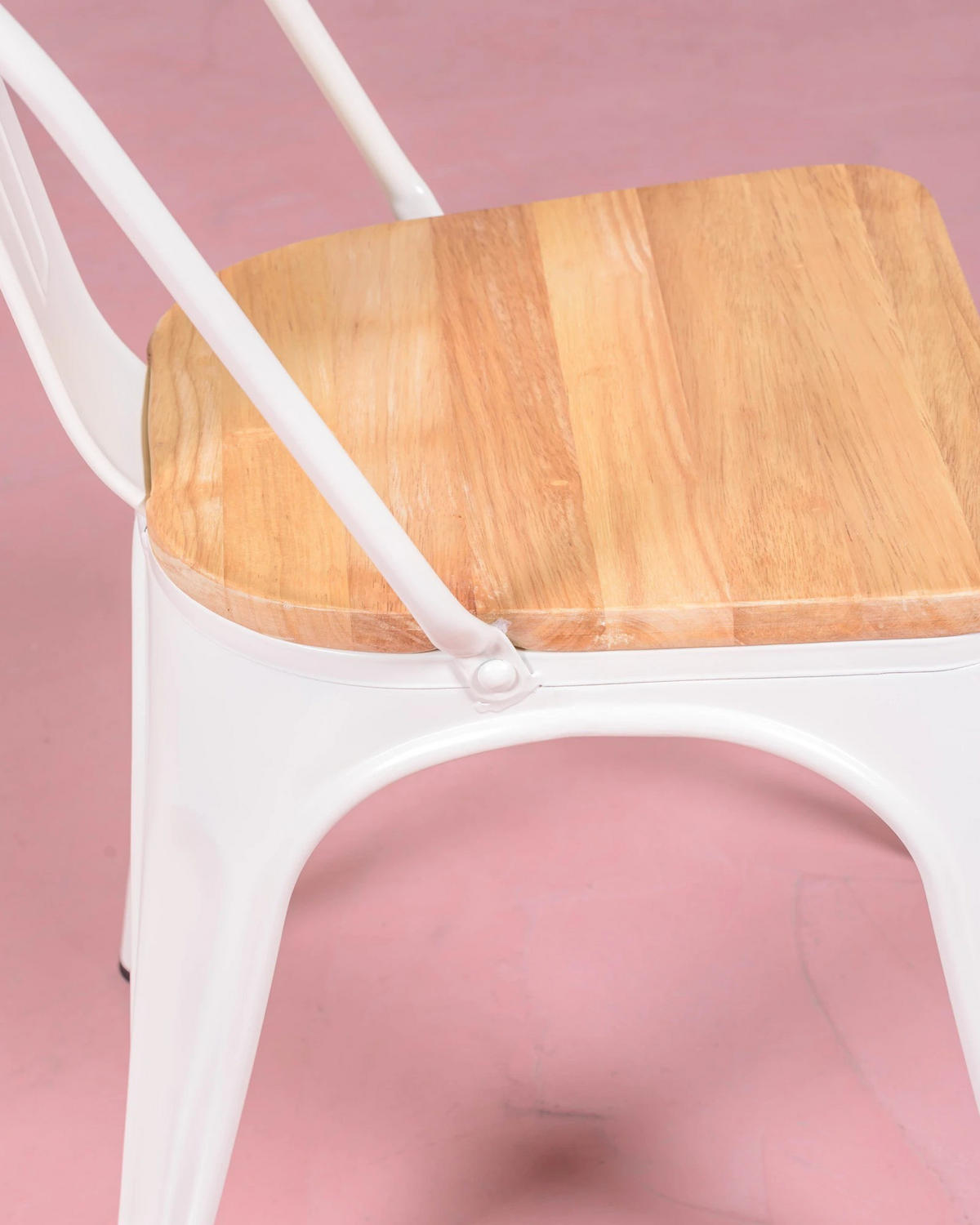 STÜHL-SET 4 Stück Metall Weiß - Weiß, Metall (44/83/53cm) - Nest Dream