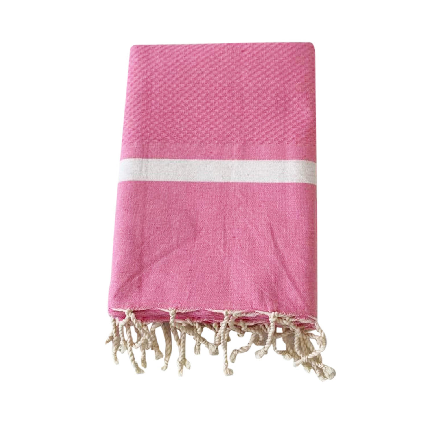 HAMAMTUCH Melissa Rosa 200x200 190g/m² - Pink, Textil (200/200cm) - LE COMPTOIR DE LA PLAGE