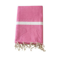 HAMAMTUCH Melissa Rosa 200x200 190g/m² - Pink, Textil (200/200cm) - LE COMPTOIR DE LA PLAGE