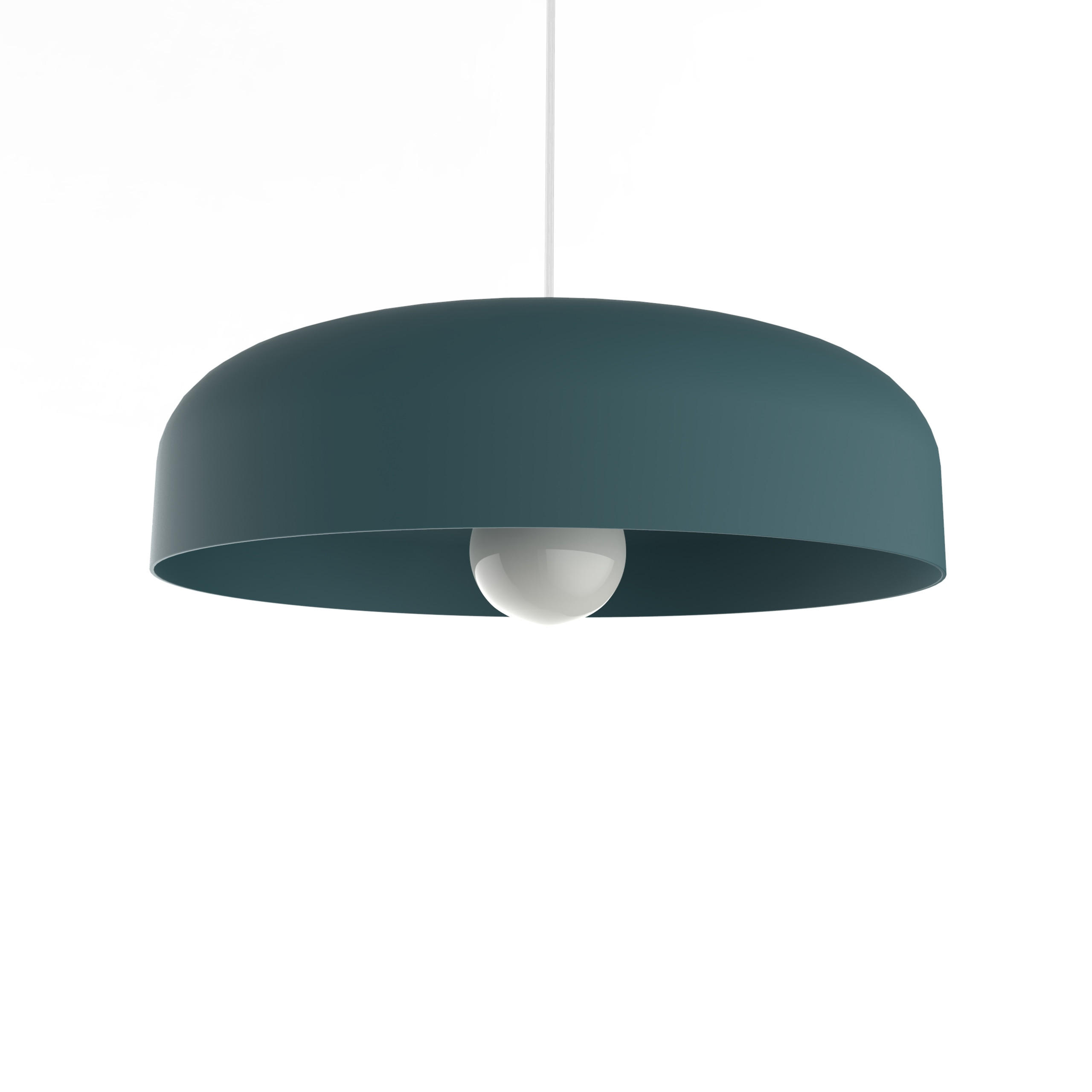 HÄNGELEUCHTE - Blau, Metall (40/40/10cm) - Lumicom