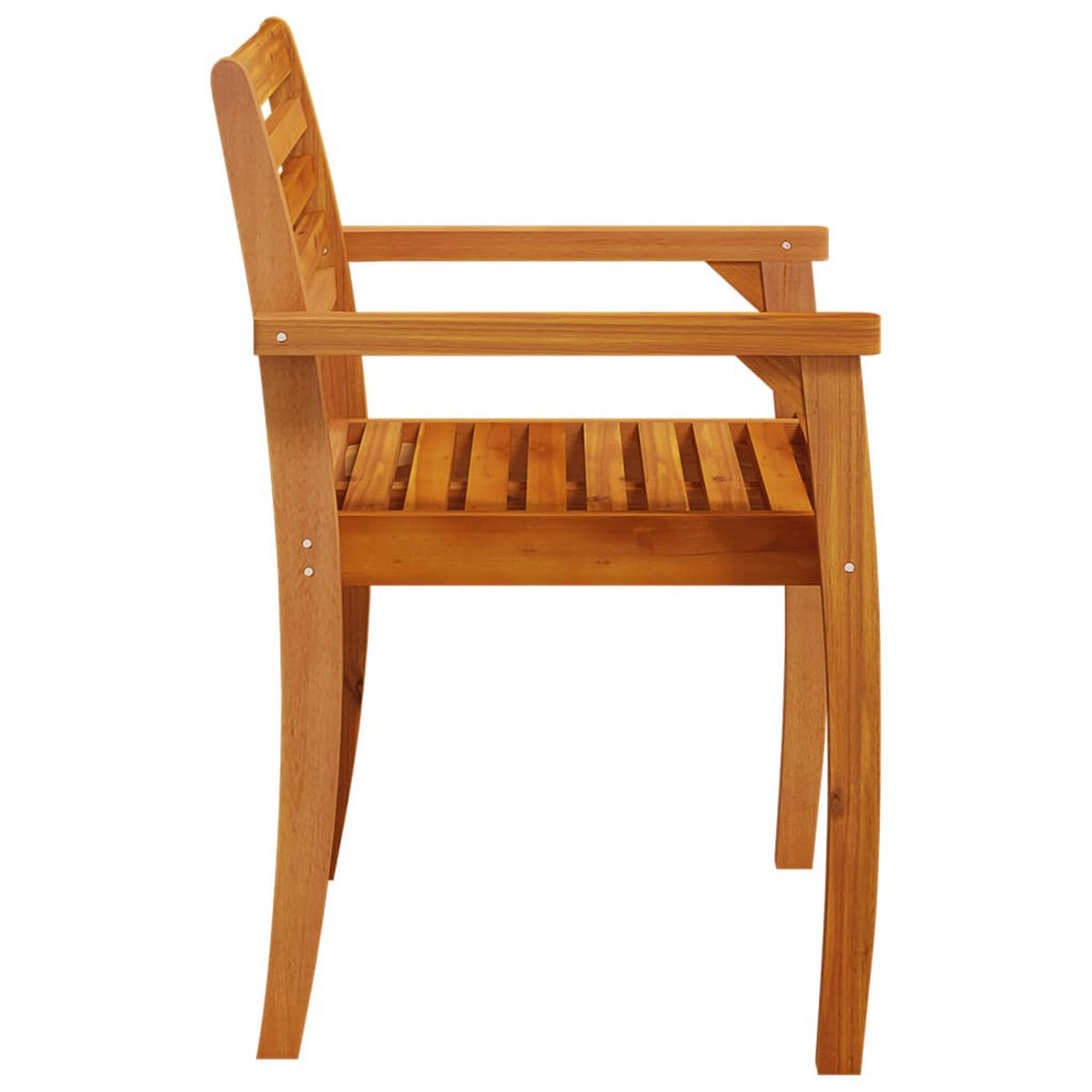 GARTENSTÜHLE 4er Set 59/55/85 Cm Massivholz Akazie - Braun, Holz (59/85/55cm) - vidaXL