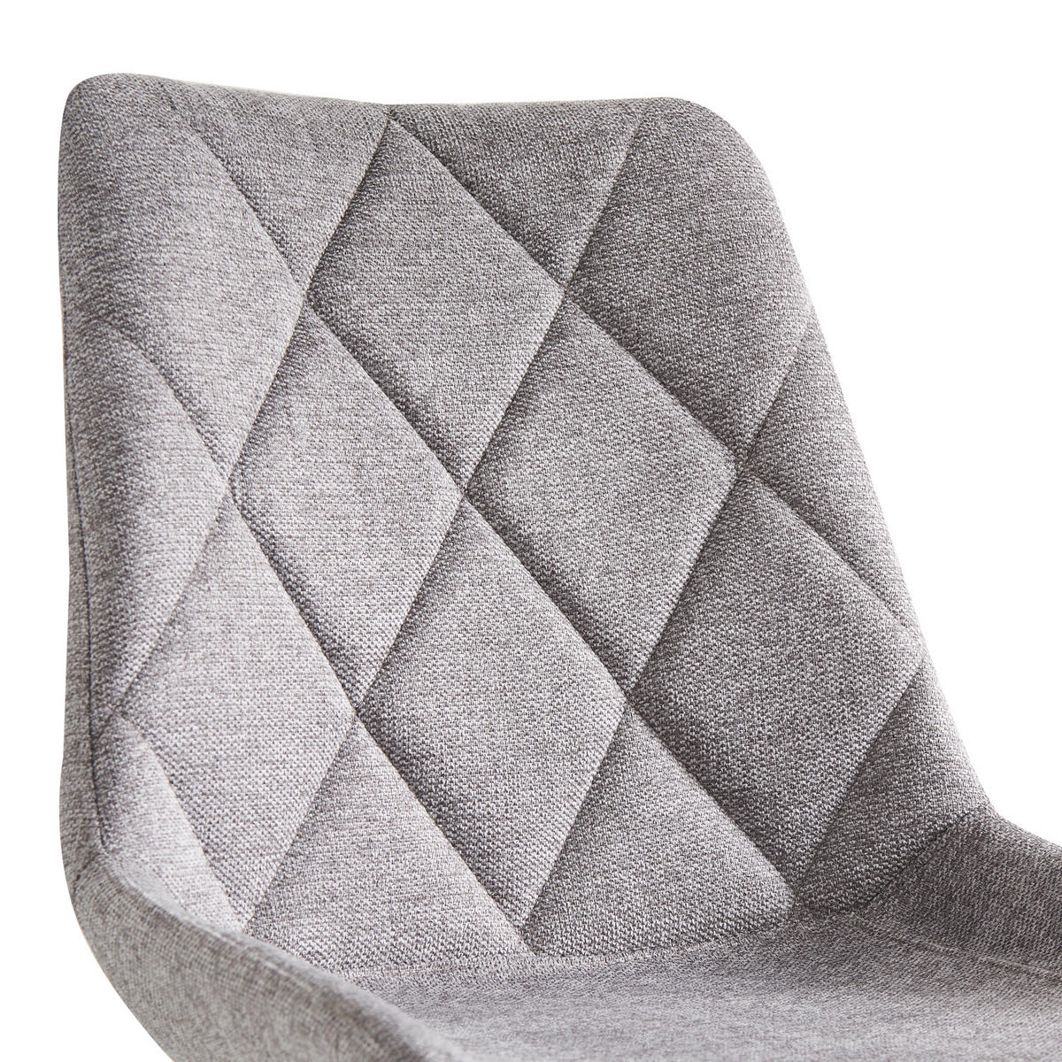 STUHL TANIA Grau 2 Stück - Grau, Holz/Textil (52/88/60cm) - B&D Home