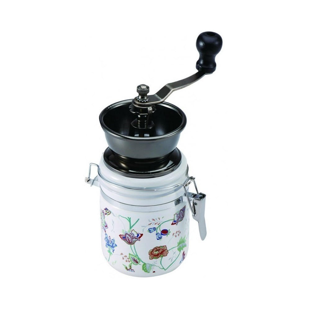 KAFFEEMÜHLEN Weiß 8/8/14 cm KH4145 - Weiß, Metall (8/14/8cm) - Kinghoff 