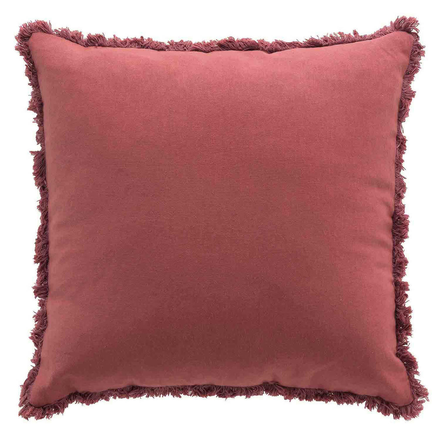 ZIERKISSEN Eve 45/45 cm - Terracotta, Naturmaterialien (45/45cm) - Douceur d´intérieur