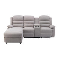RELAXSOFA - 4 Personen - Stoff - Beige - - Beige, Textil (231/102/172cm) - Vente-Unique
