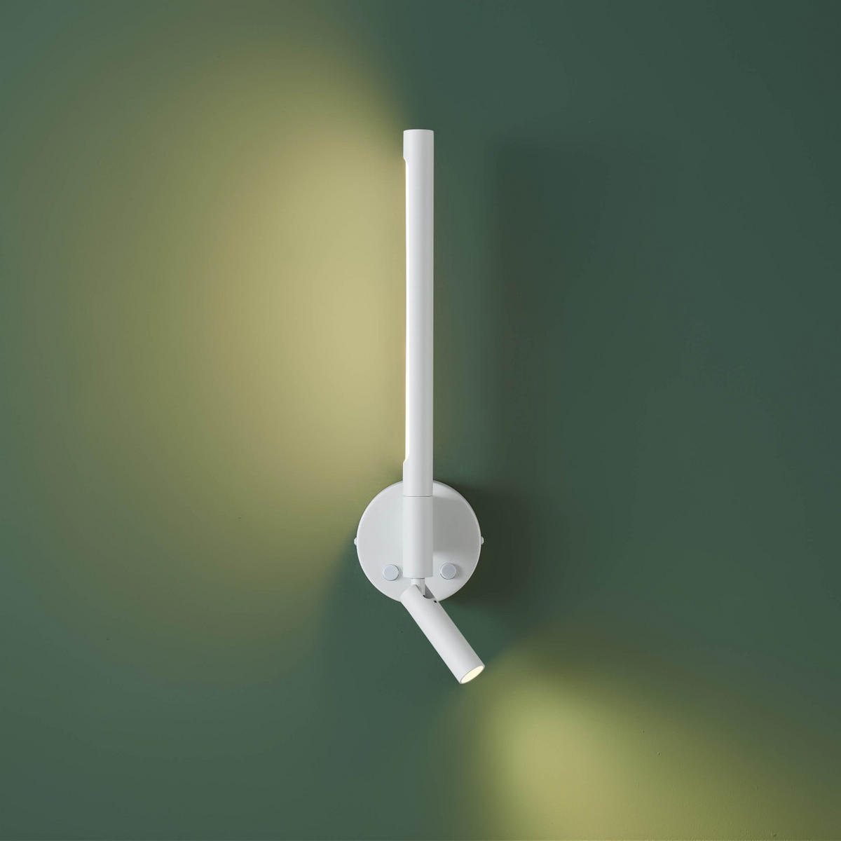 WANDLEUCHTE Noxea, Weiß, 53cm - Weiß, Metall (12/53/53cm) - KOSILUM