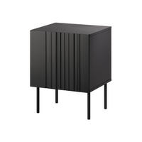 NACHTTISCH-SET Isla (2 Stück) - Schwarz, Holzwerkstoff/Metall (45/59/40cm) - MIRJAN24