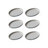 ESPRESSOUNTERTASSEN Jasper grau ø 10.5 cm 6er Set - Grau, Keramik (10.5cm) - Ritzenhoff Breker