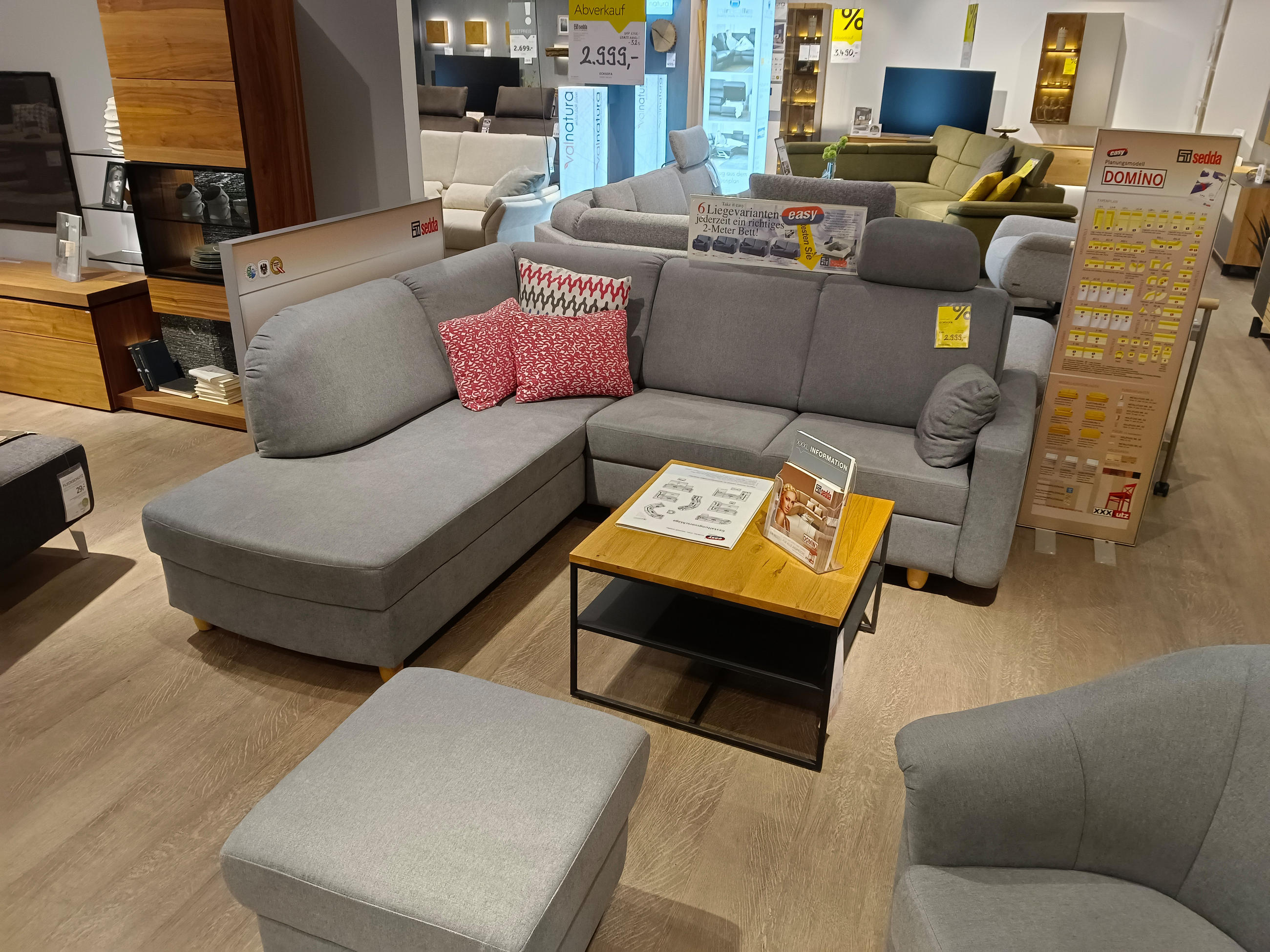 Ecksofa Domino - Sedda