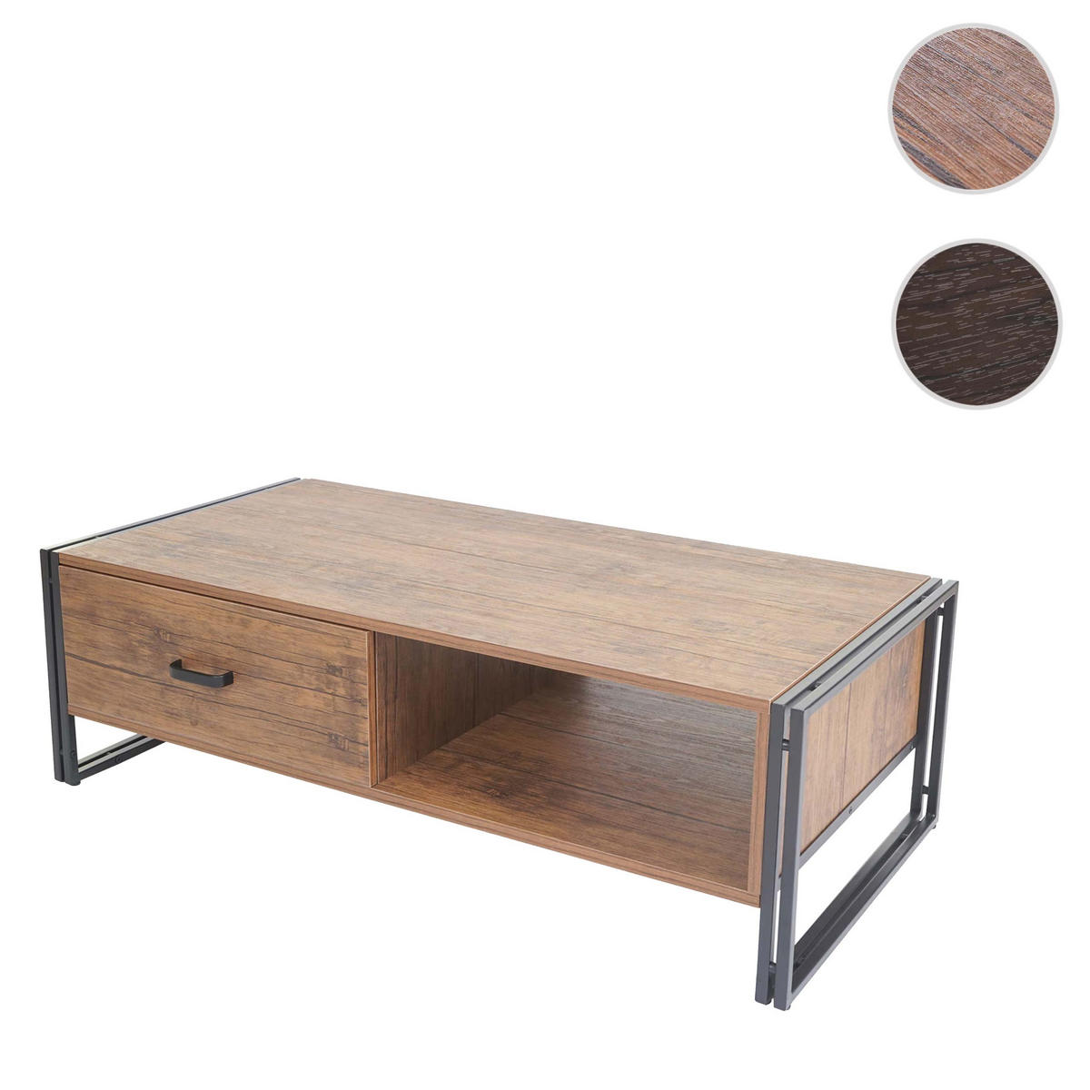 COUCHTISCH rechteck Wildeiche Dekor - Wildeiche, Holz (60/120/41cm) - MCW