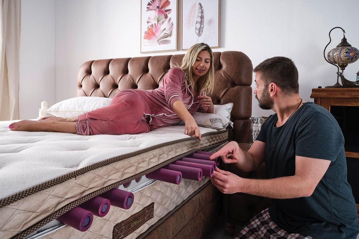 BOXBETT Comfizone Set 140x200 - Braun, Holz/Metall (140/200cm) - Bambi