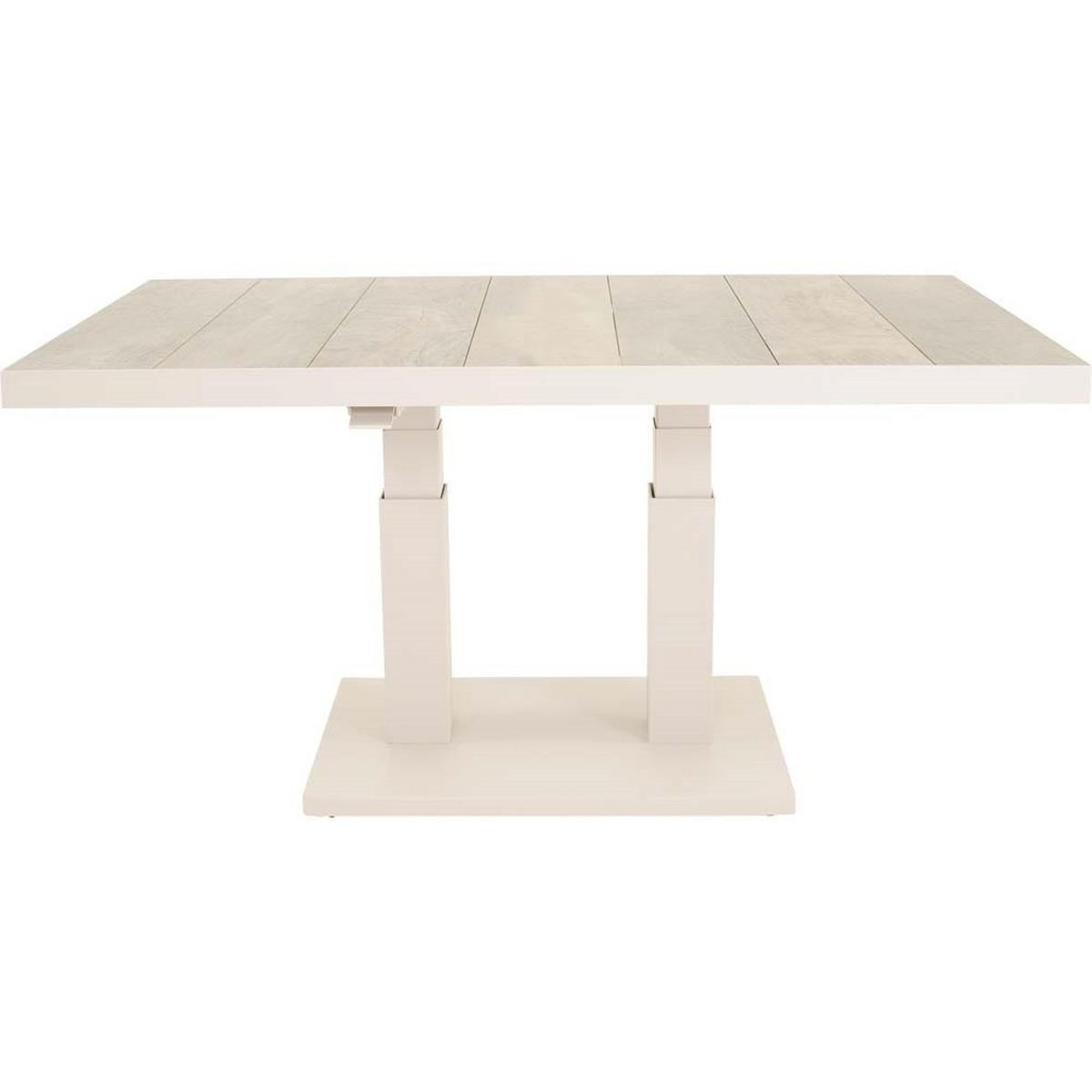 GARTENTISCH Prato - Beige - 140/85/50 cm - Beige, Metall (140/85/50cm) - Lesli Living