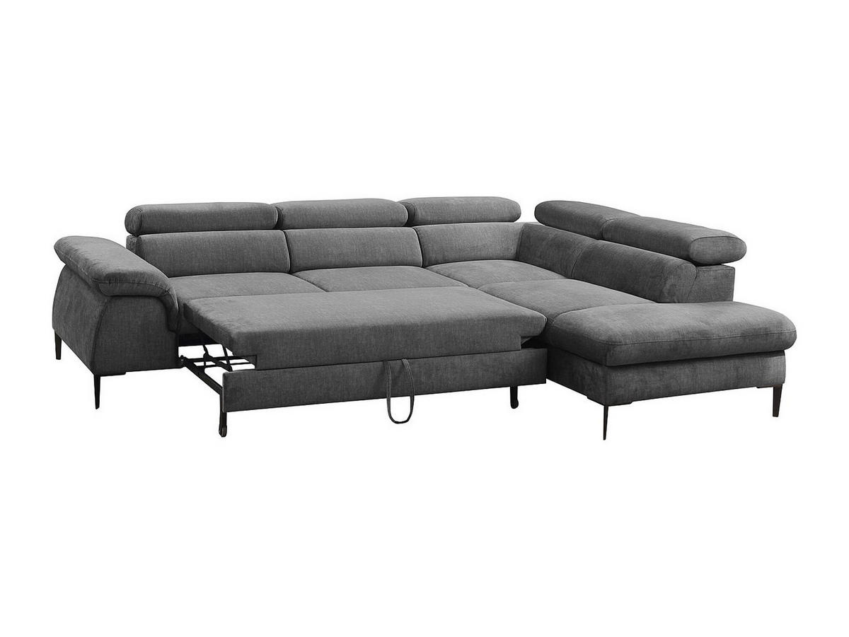 ECKSOFA mit Schlaffunktion - Ecke Rechts - Stoff - Anthrazit - SEPINA - Anthrazit, Textil (280/214cm) - Pascal Morabito