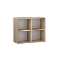 AKTENREGAL Swan Large 84x100x41 cm 4 Fächern Eiche/Weiß - Eichefarben, Holz (100/84/41cm) - PROREGAL