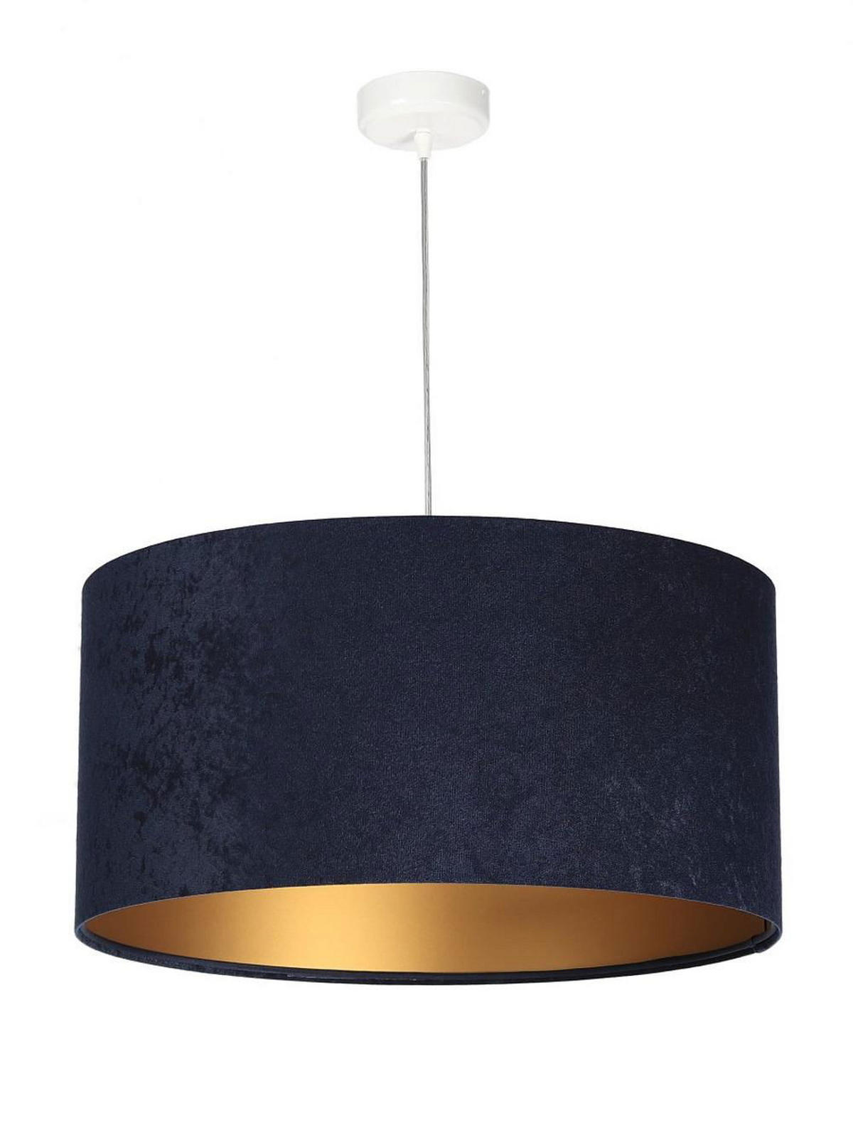 HÄNGELEUCHTE Blau 60/30 cm - Blau/Goldfarben, Kunststoff (60/1.1/30cm) - ONZENO