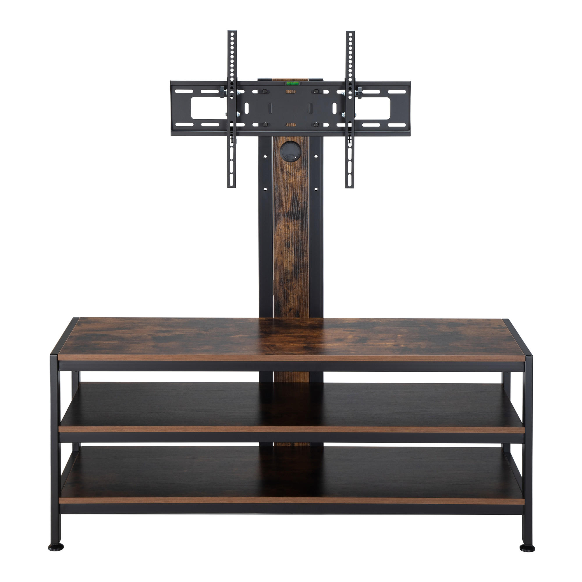 TV-HALTERUNG Stockholm - Wildeiche/Schwarz, Holzwerkstoff/Kunststoff (120/108/40cm) - pro.tec