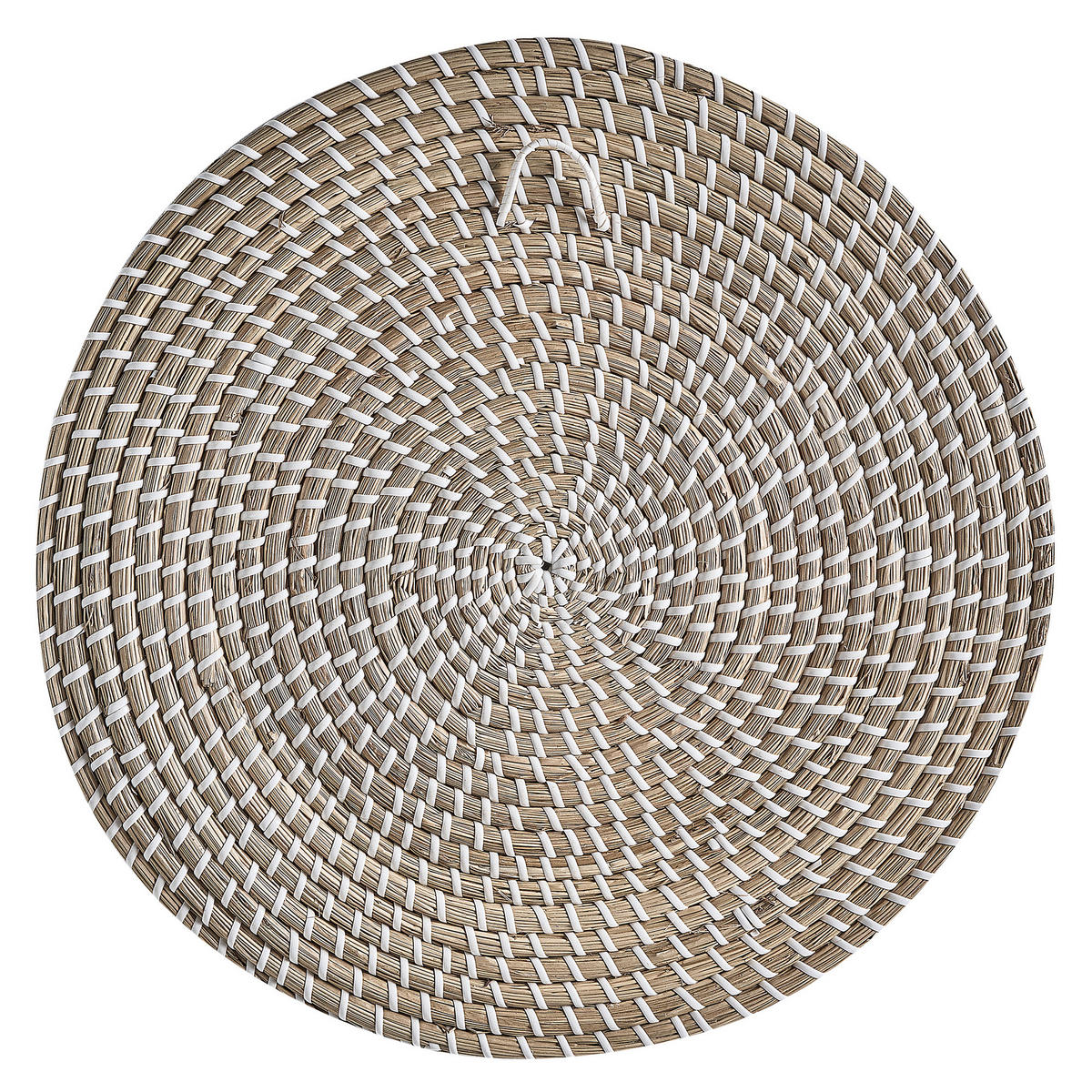 WANDDEKORATION Seegras beige Laocai - Beige, Naturmaterialien (45/45/1cm) - Beliani