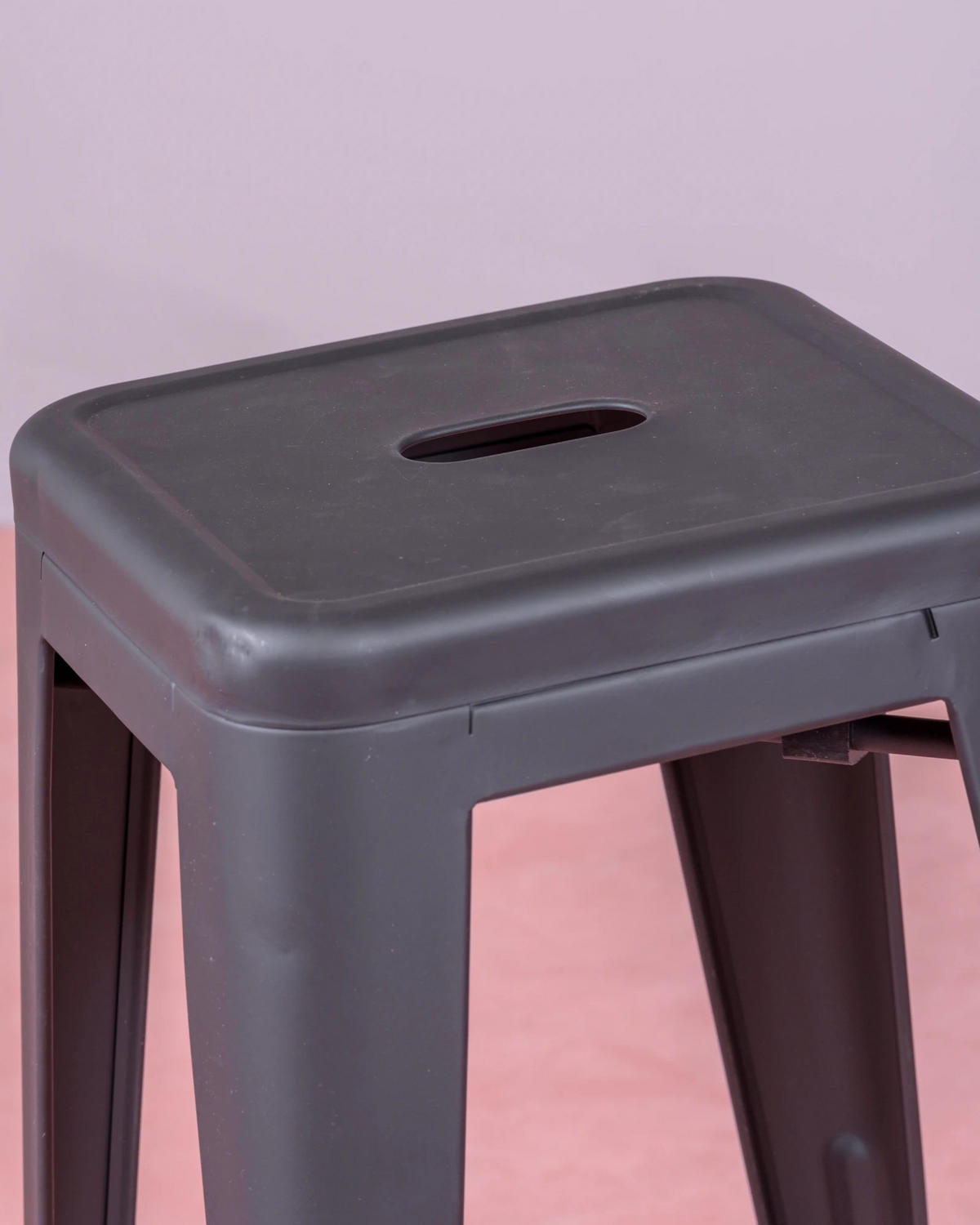 BARHOCKER-SET 4 Stück Metall Schwarz - Schwarz, Metall (41/68/41cm) - Nest Dream