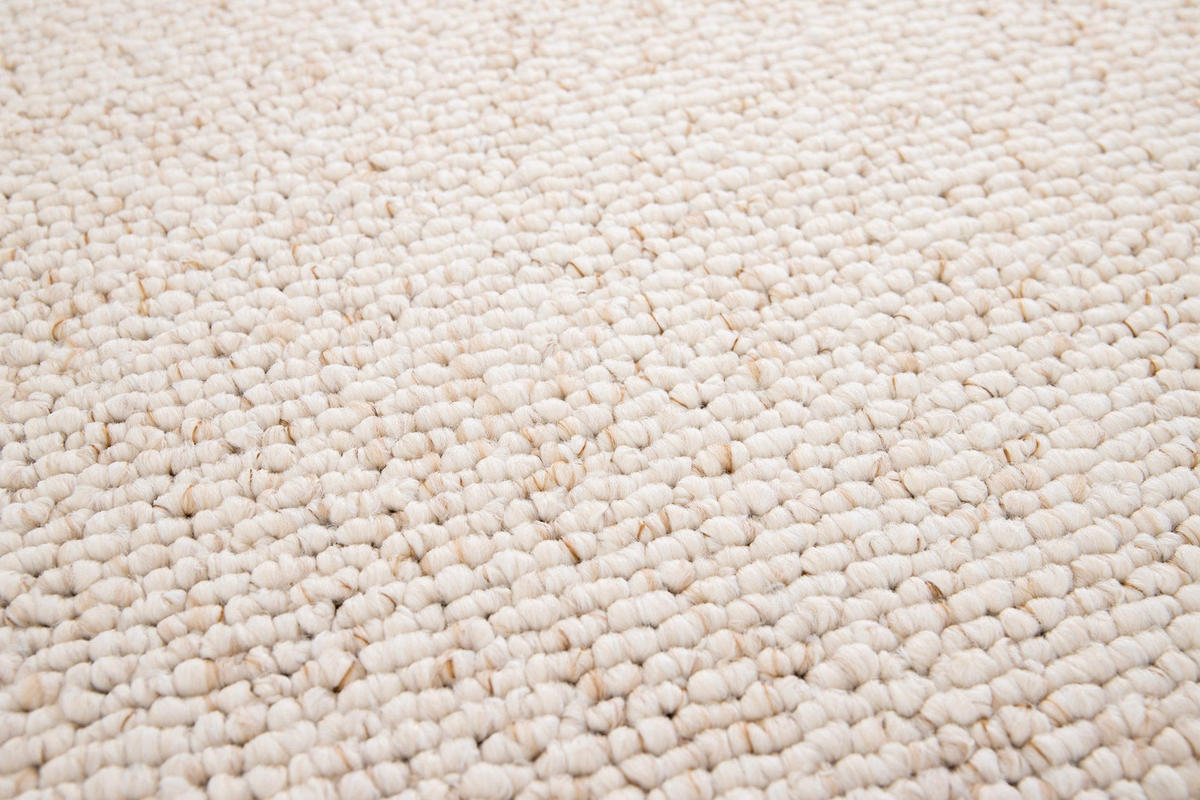 TEPPICH mit englischer Nahtverarbeitung weiss - Weiß, Textil (120/170cm) - AFK Living