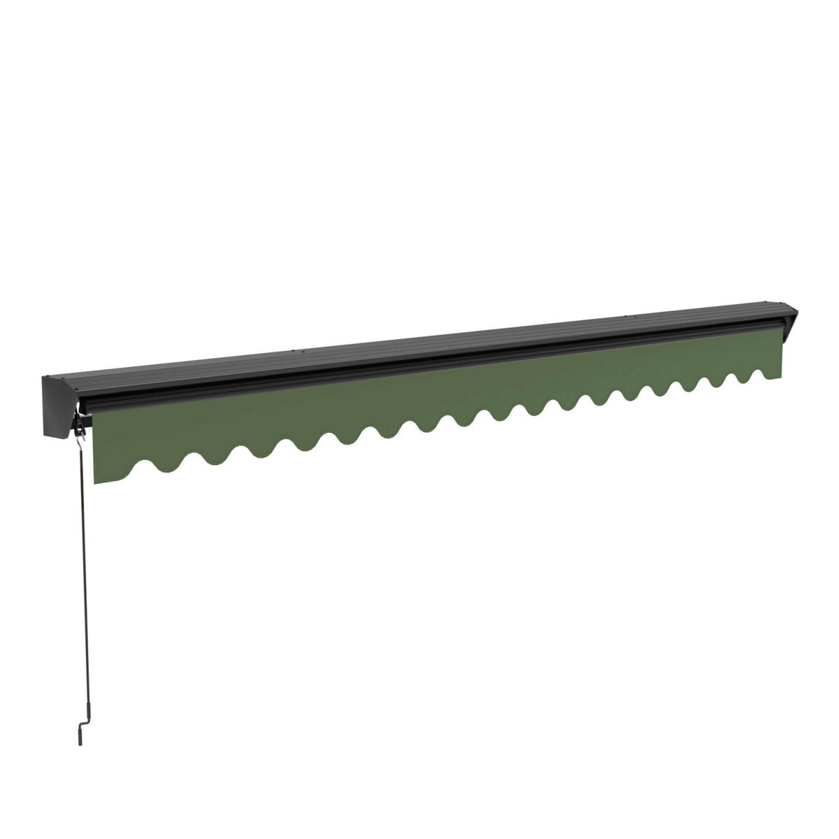 MARKISE 2,50x2m, Kaktusgrün - Grün, Metall (200/1/250cm) - Oviala