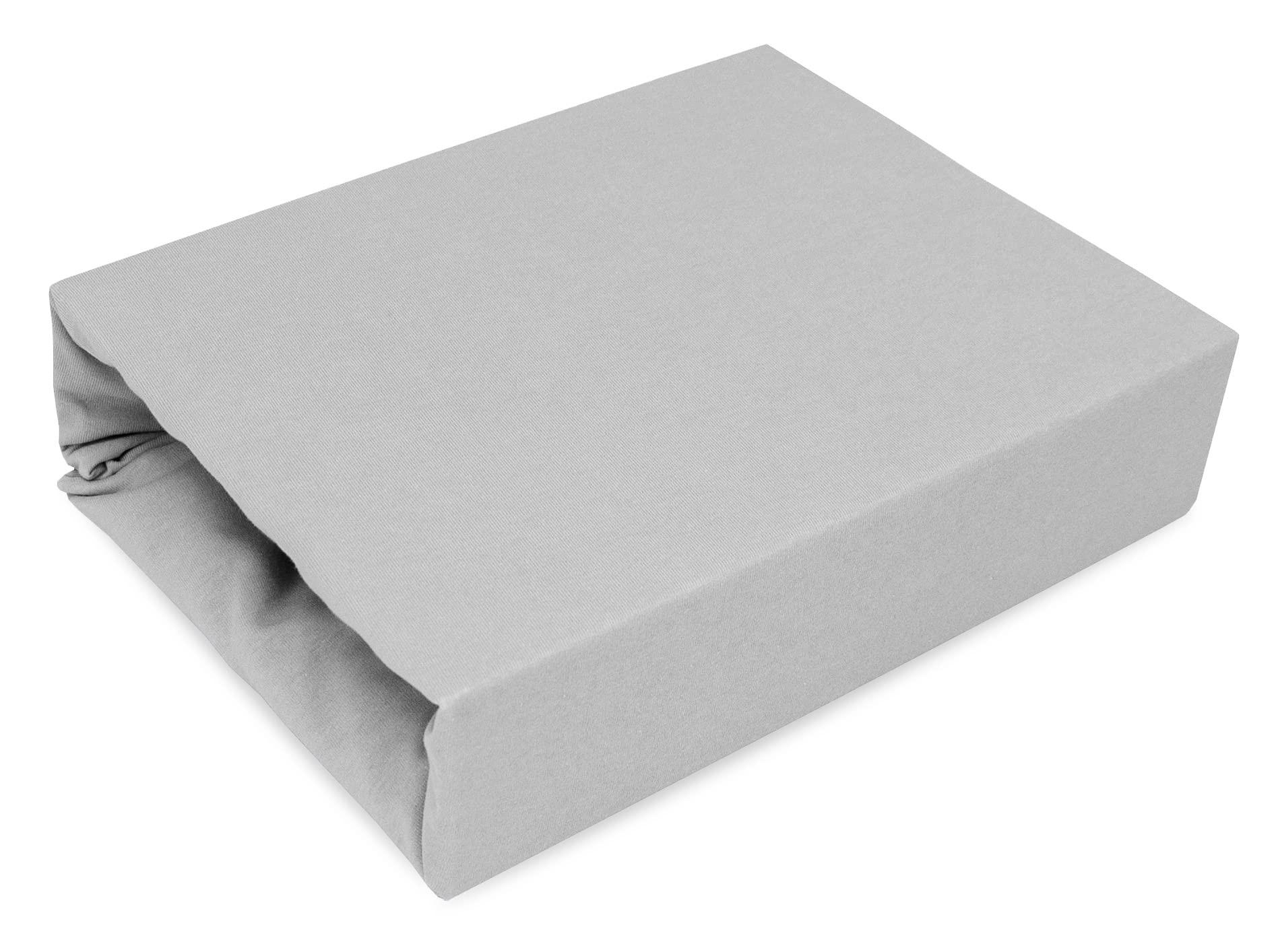 Best For Home Spannbettlaken Grau 180x200 cm