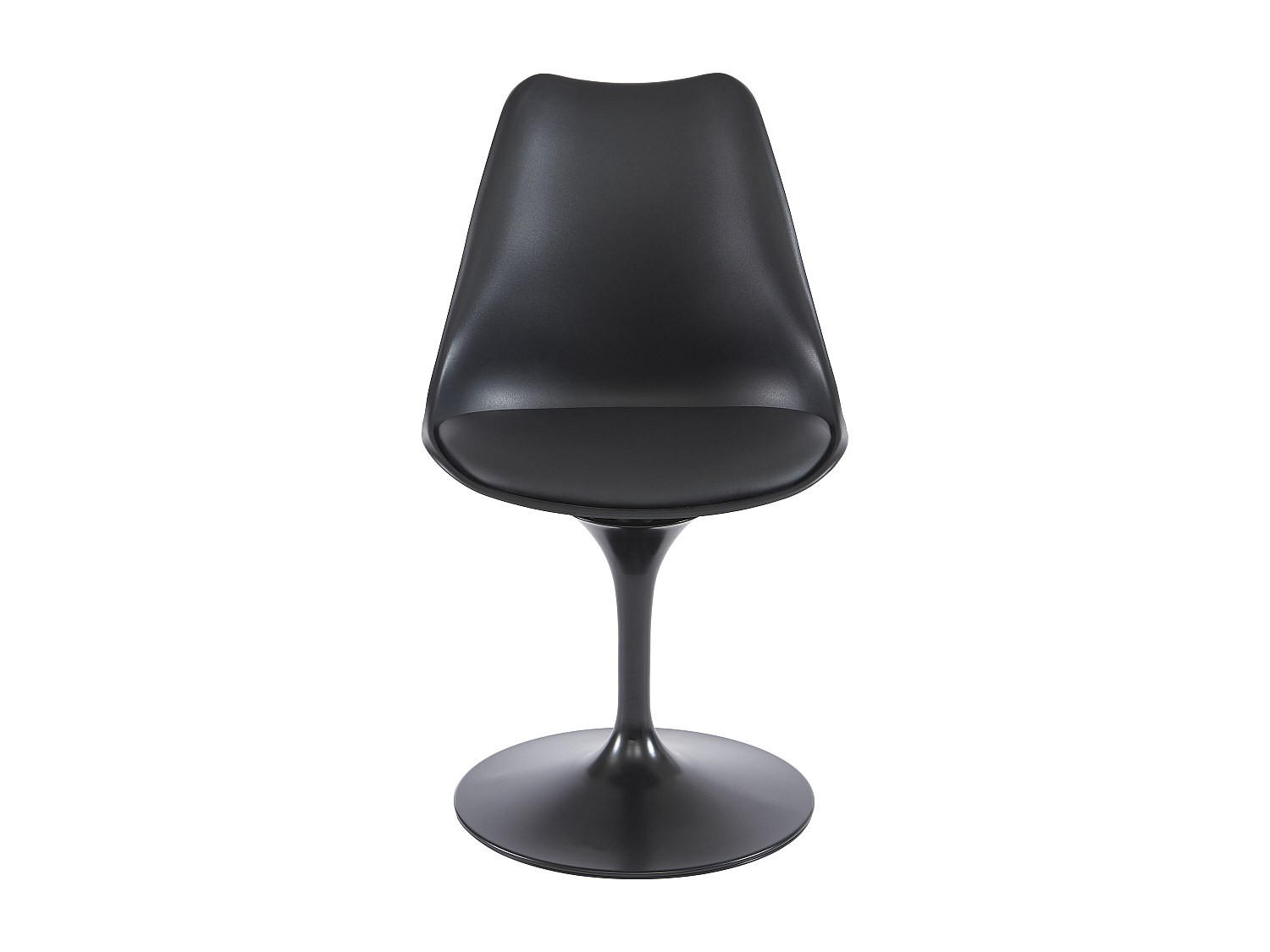 STUHL - 49 cm x 56.5 cm - Plastik - Schwarz - XAFY - Schwarz, Kunststoff (49/82/56.5cm) - Vente-Unique