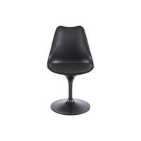 STUHL - 49 cm x 56.5 cm - Plastik - Schwarz - XAFY - Schwarz, Kunststoff (49/82/56.5cm) - Vente-Unique