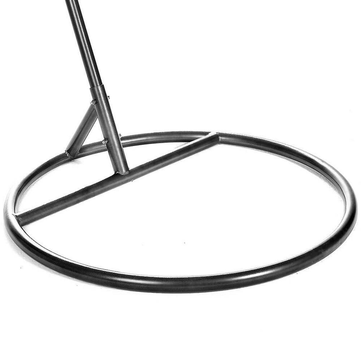 HÄNGESESSEL ONE - Schwarz, Metall (104/200/104cm) - Home Deluxe