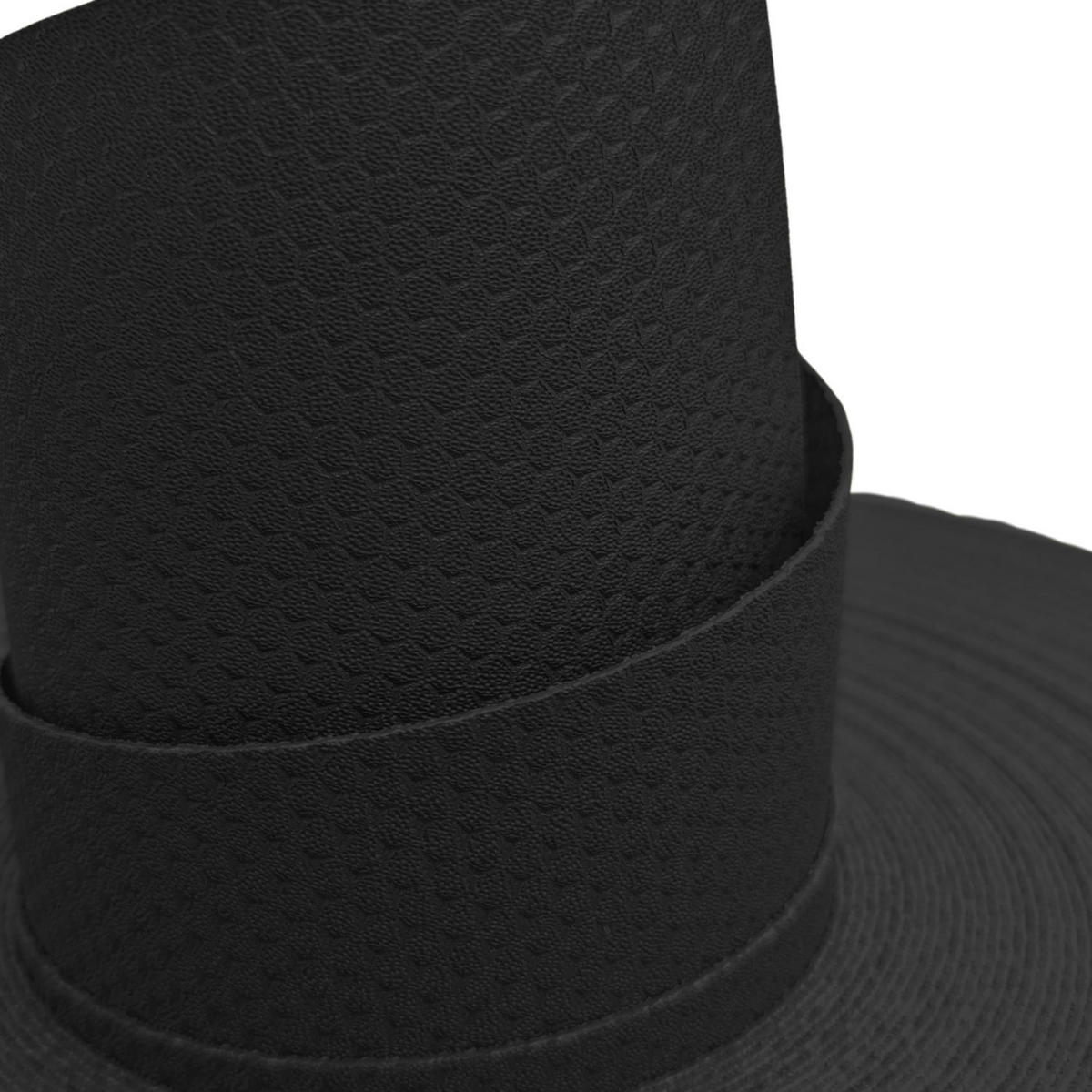 SICHTSCHUTZSTREIFEN DELUX-P Sichtschutzrolle Wabenstruktur Schwarz 50m - Schwarz, Kunststoff (5000/19cm) - ZAUN|ZU