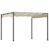 PERGOLA ca. 3x3m - Beige, Metall (297/221/298cm) - Outsunny