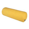 NACKENROLLENBEZUG reines Leinen zitronen-gelb 40/15 cm - Gelb, Naturmaterialien (15/40cm) - beties Heimtextil