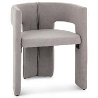 ESSZIMMERSTUHL EVIE grau - Grau, Textil (63/71/55cm) - IDIMEX