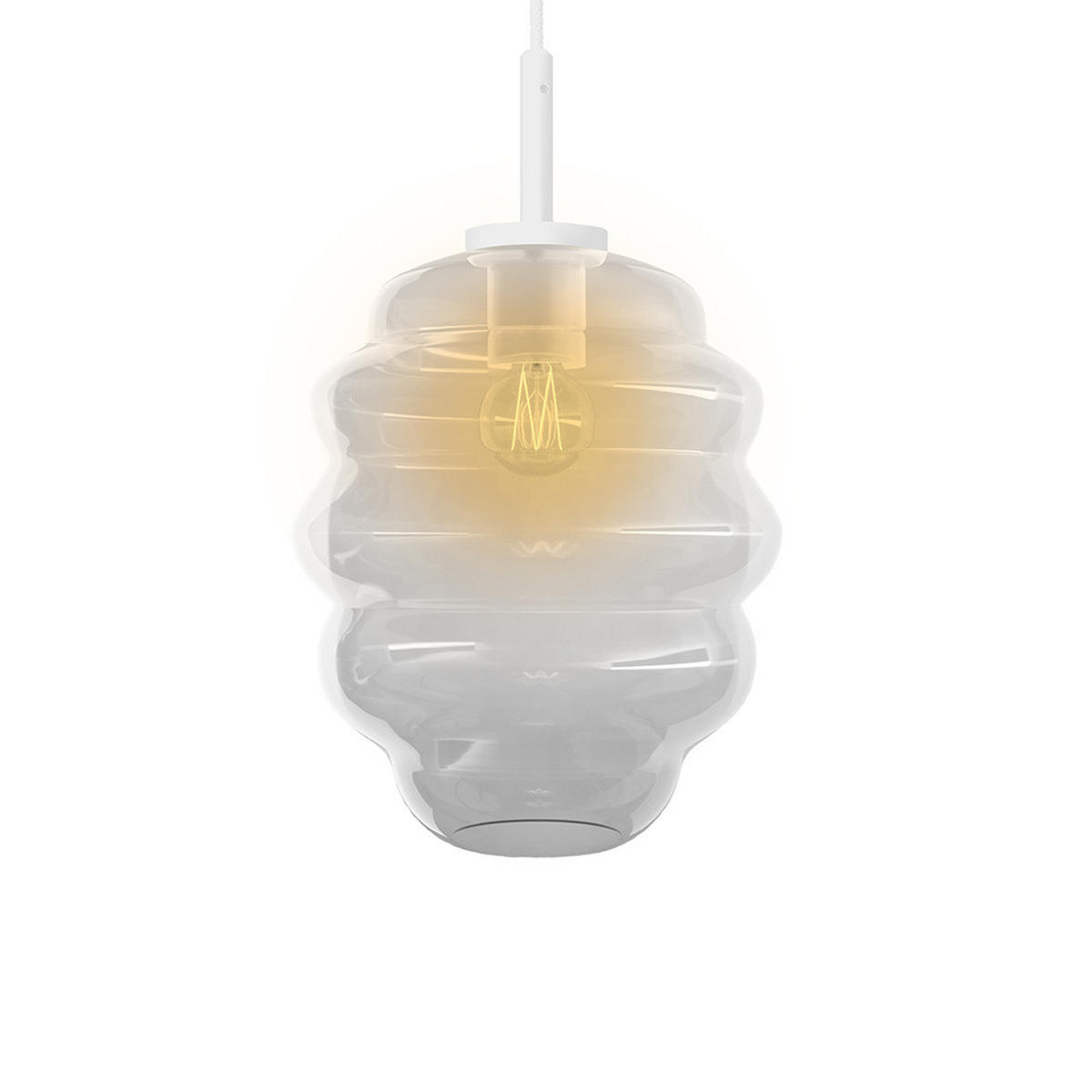 GALERIELEUCHTE Echos Klar Ø 25cm - Klar, Glas (25/25/28cm) - s.luce