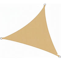 SONNENSEGEL SolVision HS9 300x300x300cm dreieckig Sand HDPE - Sandfarben, Kunststoff (300/300cm) - Sol Royal