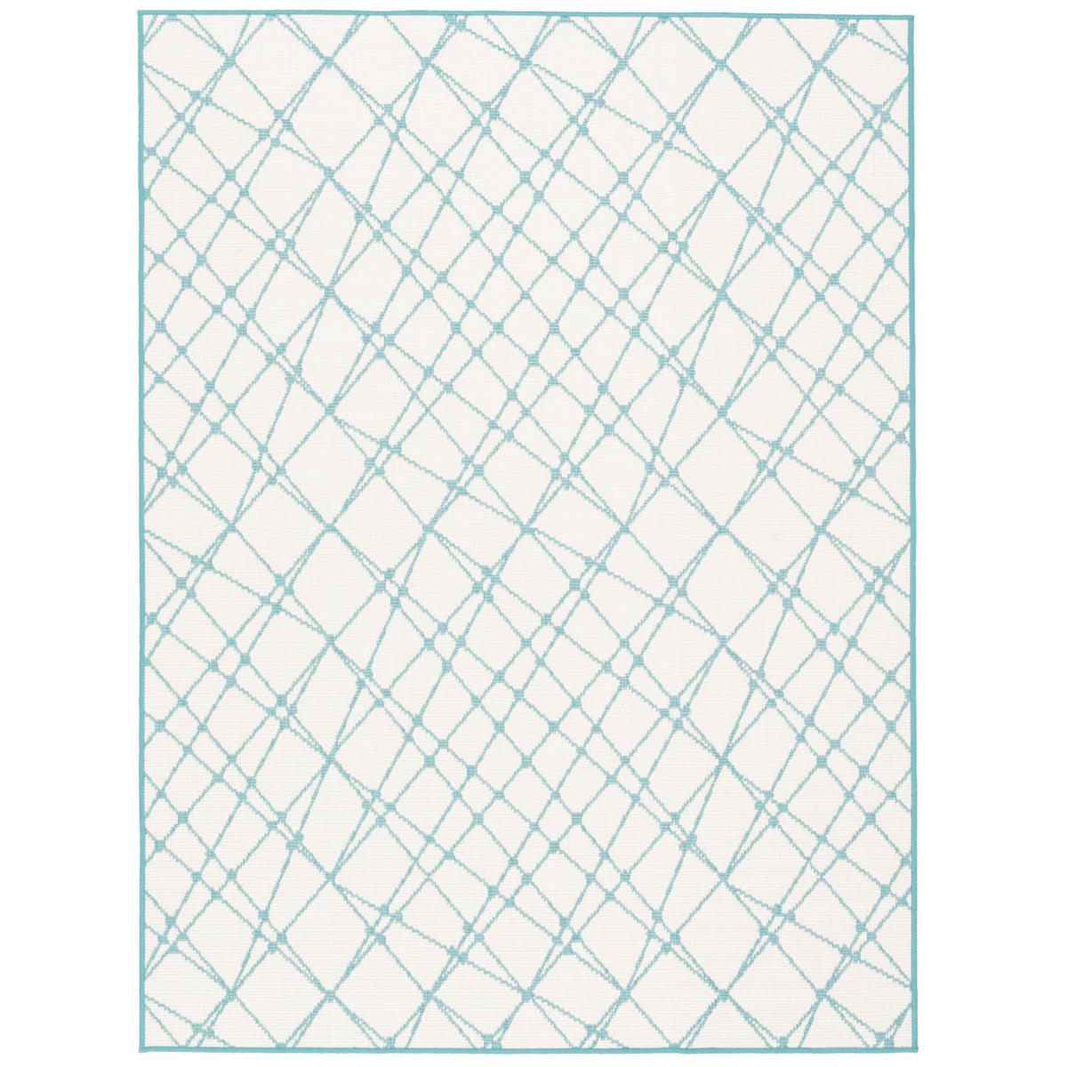 IN- UND OUTDOOR TEPPICH BEIDSEITIG CAPE COD STREIFEN - Mintgrün, Textil (133/190cm) - Pergamon