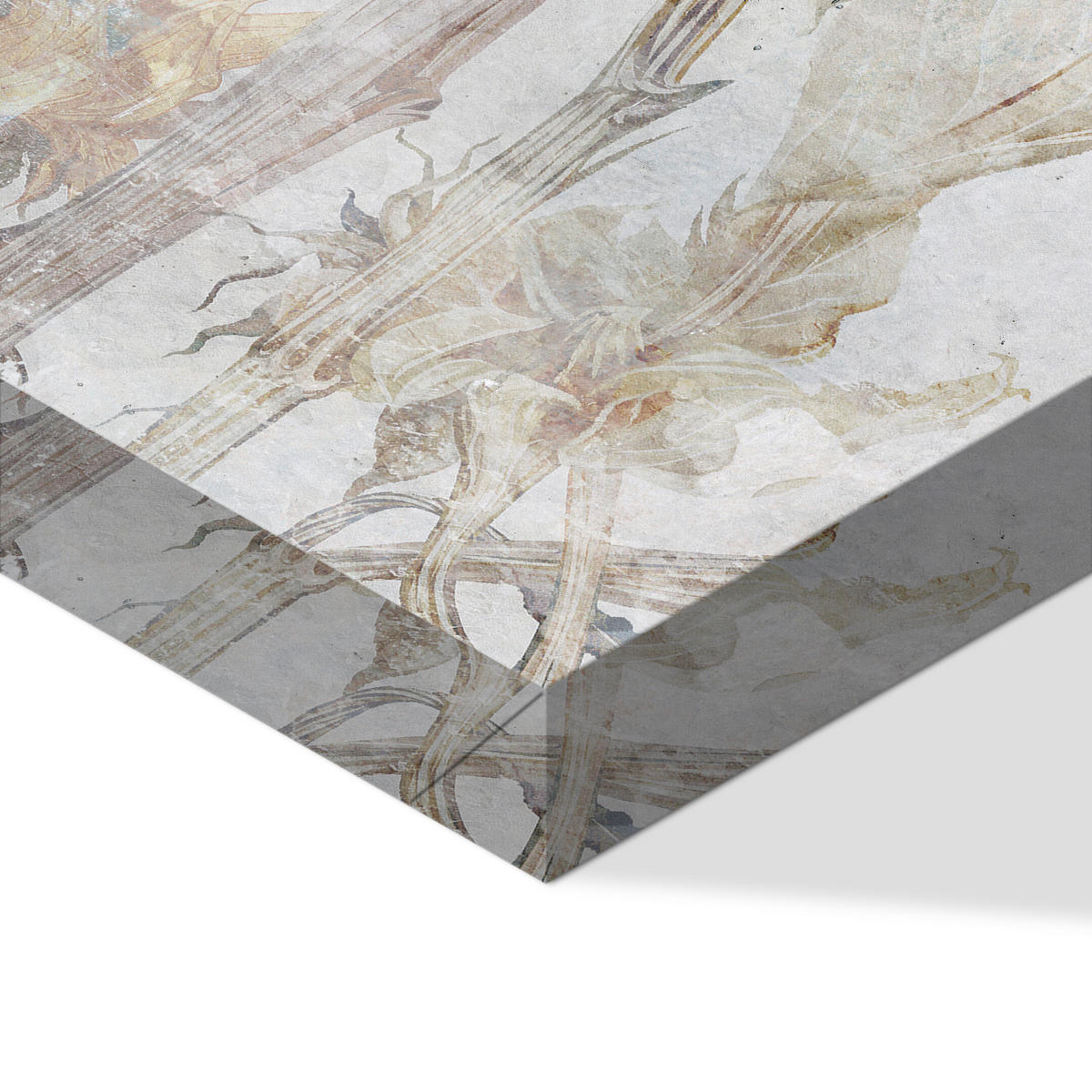 LEINWANDBILD Sonnenblumen 3-tlg. 90x60 cm - Multicolor, Holz (90/60cm) - LUMASOUL